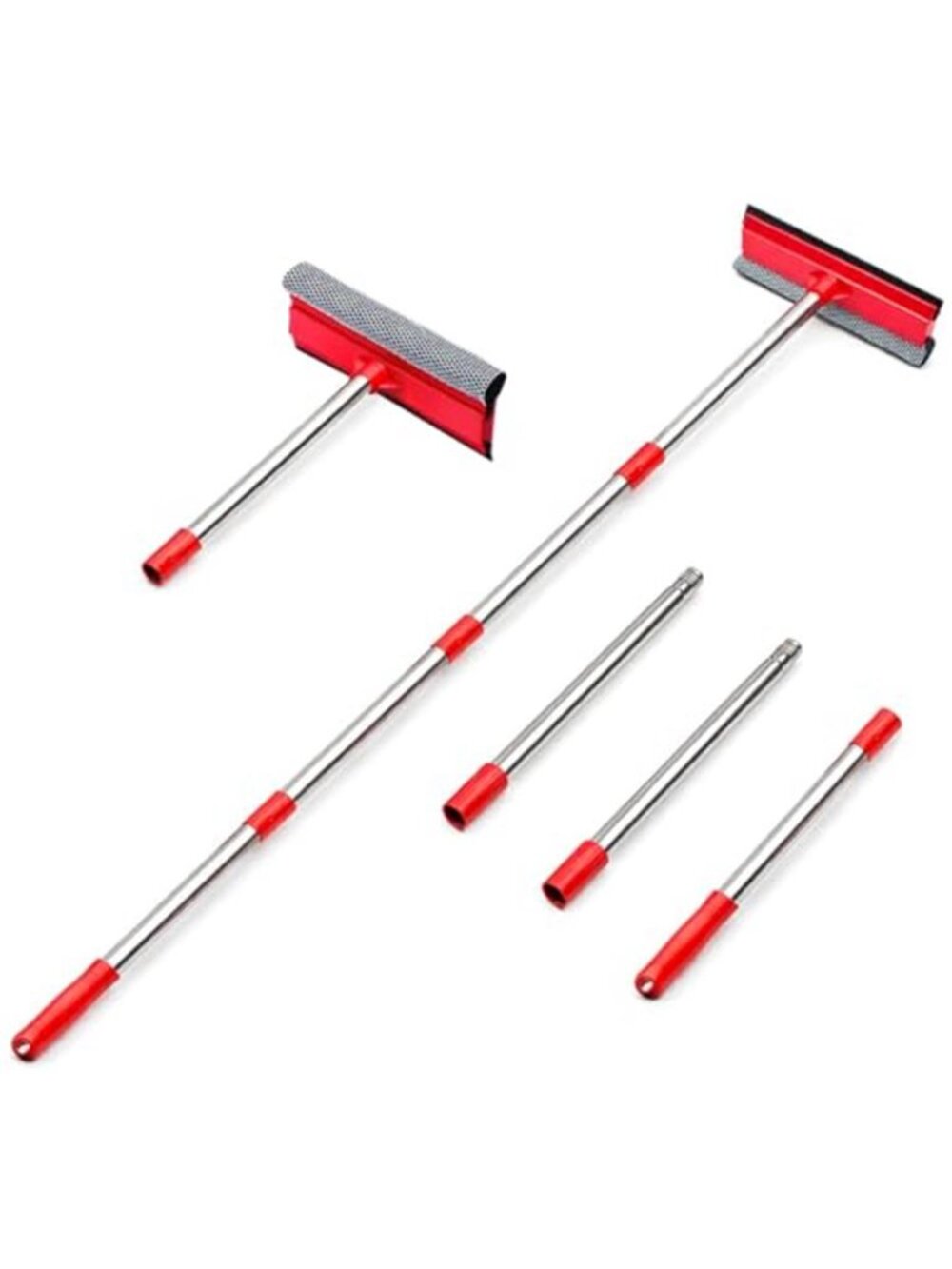 DSV Professional Squeegee for Window Cleaning with Long 55" Extension Handle